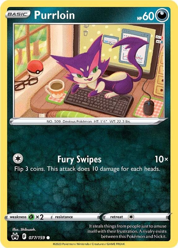 Purrloin 077/159 - Crown Zenith