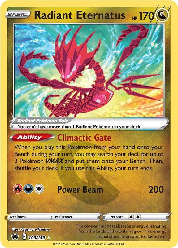 Radiant Eternatus 105/159 - Crown Zenith