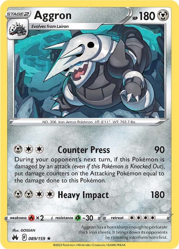 Aggron 089/159 - Crown Zenith
