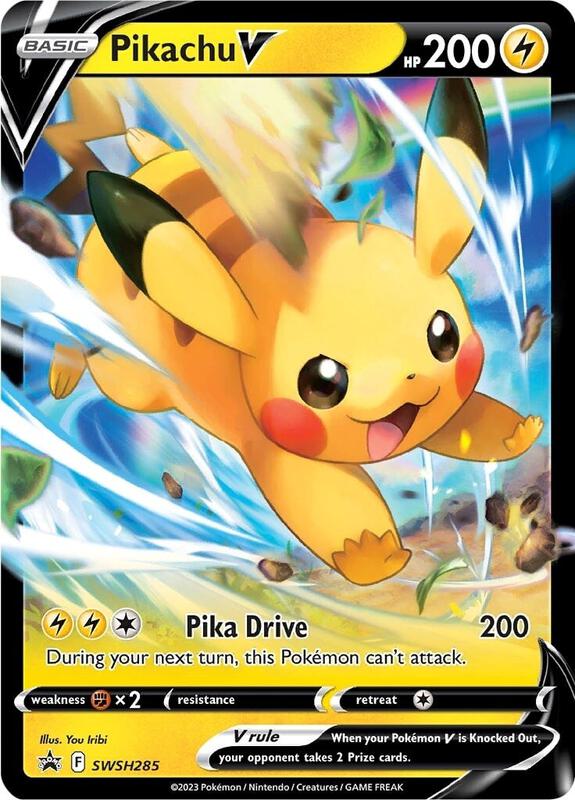 Karta Pokemon Pikachu V - SWSH285 - SWSH: Sword & Shield Promo Cards SWSH285
