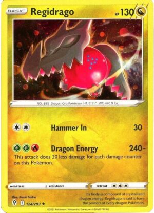 Karta Pokemon Regidrago 124/203 (Cosmos Holo) - Miscellaneous Cards & Products