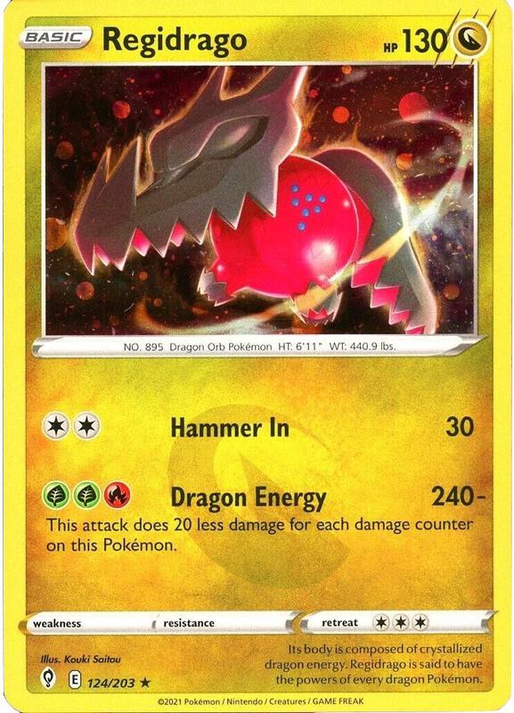 Karta Pokemon Regidrago 124/203 (Cosmos Holo) - Miscellaneous Cards & Products