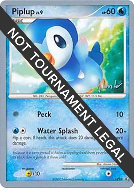 Karta Pokemon Piplup (DP03) - 2008 (Dylan Lefavour) - World Championship Decks DP03/DP03