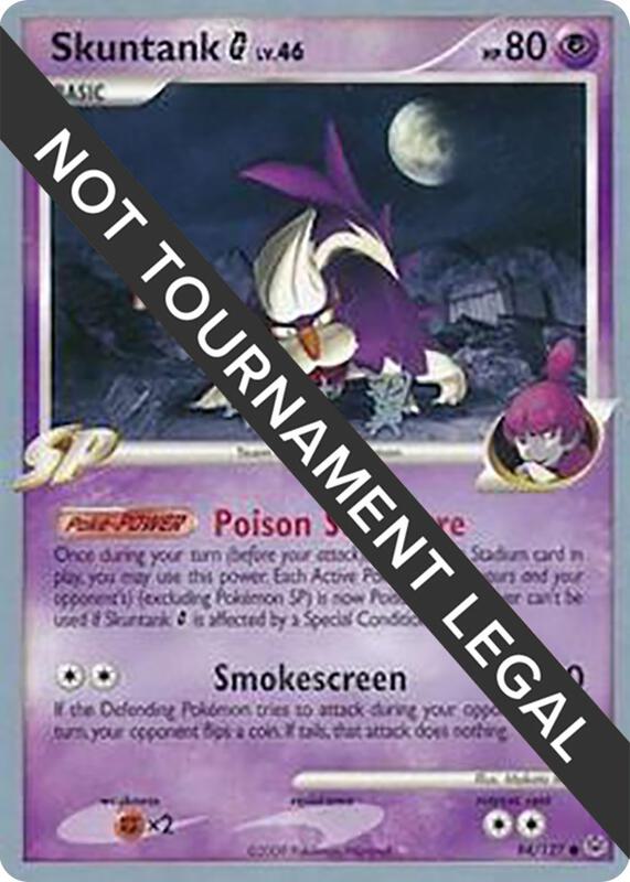 Karta Pokemon Skuntank G 94/127 - 2009 (Tsubasa Nakamura) - World Championship Decks