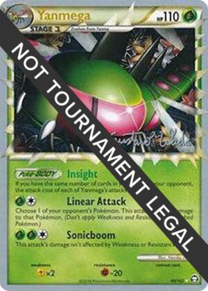 Karta Pokemon Yanmega 98/102 - 2011 (Gustavo Wada) - World Championship Decks
