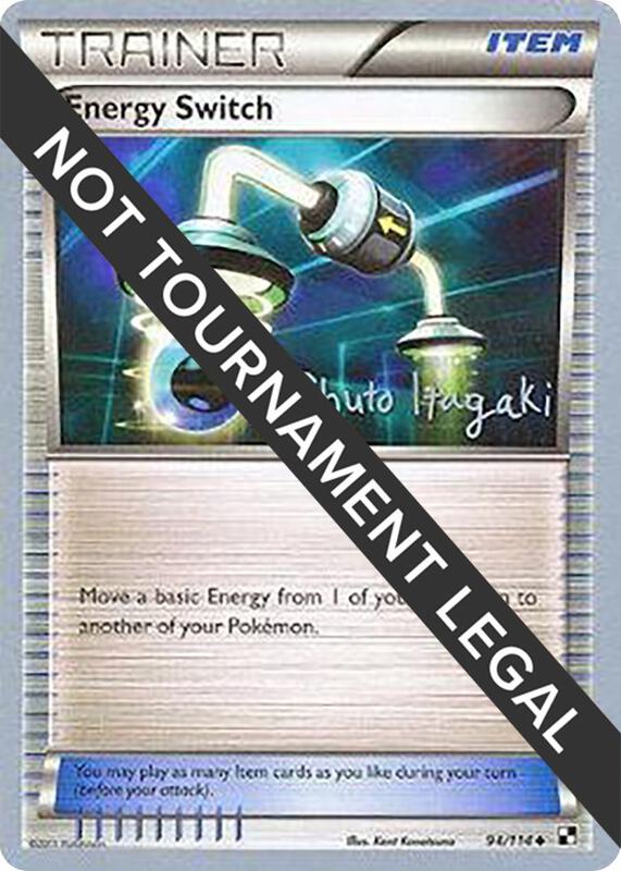 Karta Pokemon Energy Switch 94/114 - 2012 (Shuto Itagaki) - World Championship Decks