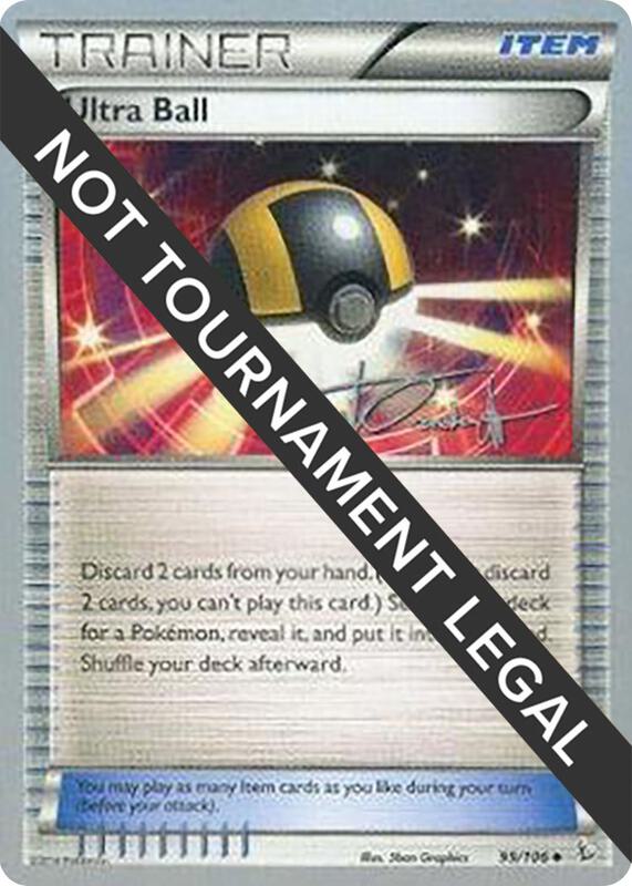 Karta Pokemon Ultra Ball 99/108 - 2014 (Trent Orndorff) - World Championship Decks