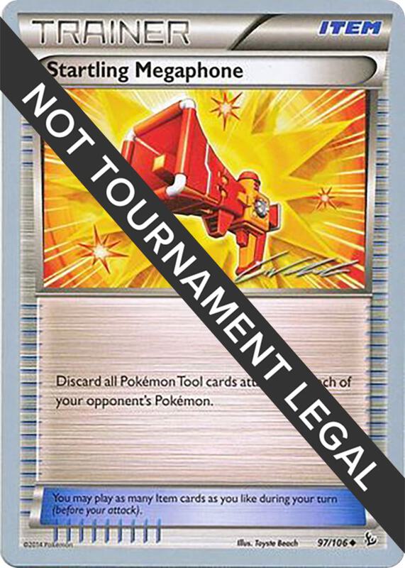 Karta Pokemon Startling Megaphone 97/106 - 2016 (Cody Walinski) - World Championship Decks