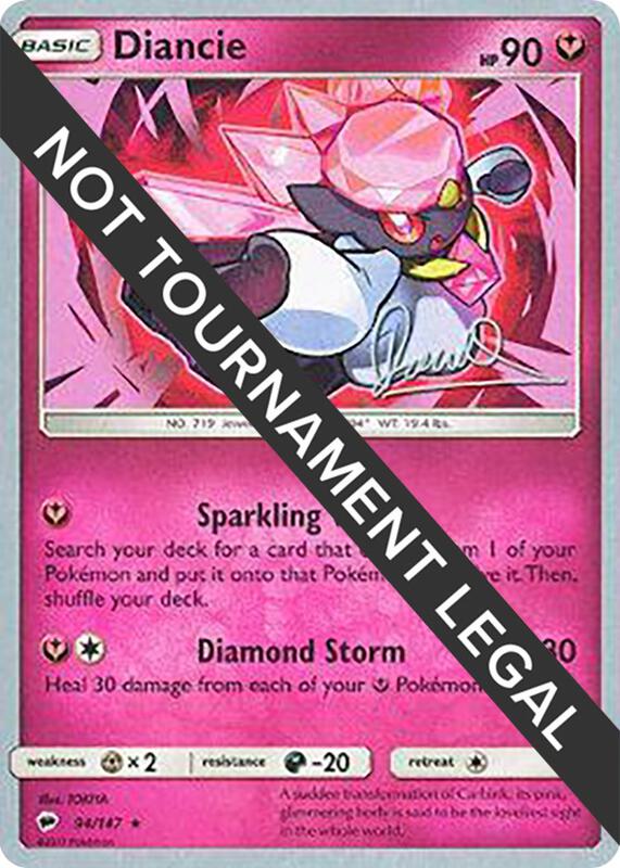 Karta Pokemon Diancie 94/147 - 2017 (Diego Cassiraga) - World Championship Decks
