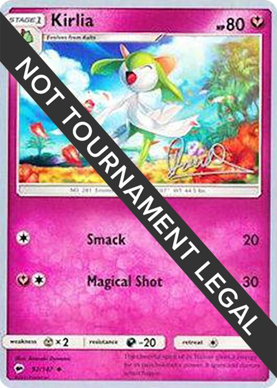 Karta Pokemon Kirlia 92/147 - 2017 (Diego Cassiraga) - World Championship Decks