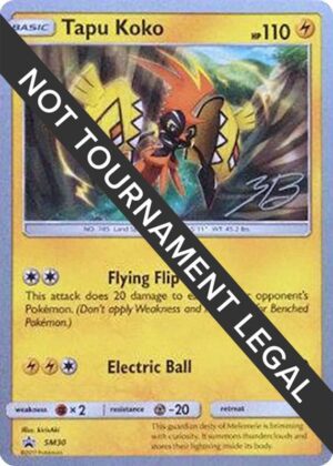Karta Pokemon Tapu Koko - 2017 (Zachary Bokhari) - World Championship Decks SM30/SM30