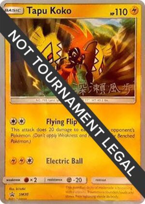 Karta Pokemon Tapu Koko - 2017 (Kabu Fukase) - World Championship Decks SM30/SM30