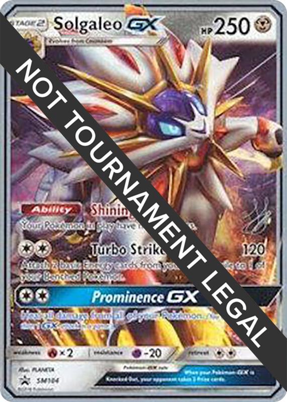Karta Pokemon Solgaleo GX - 2019 (Henry Brand) - World Championship Decks SM104/SM104