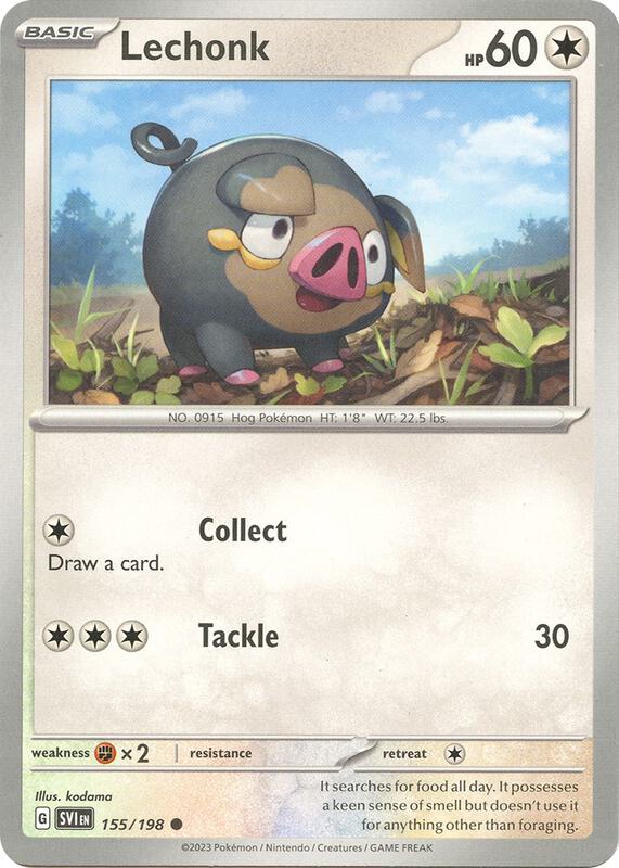 Lechonk 155/198 - Scarlet & Violet