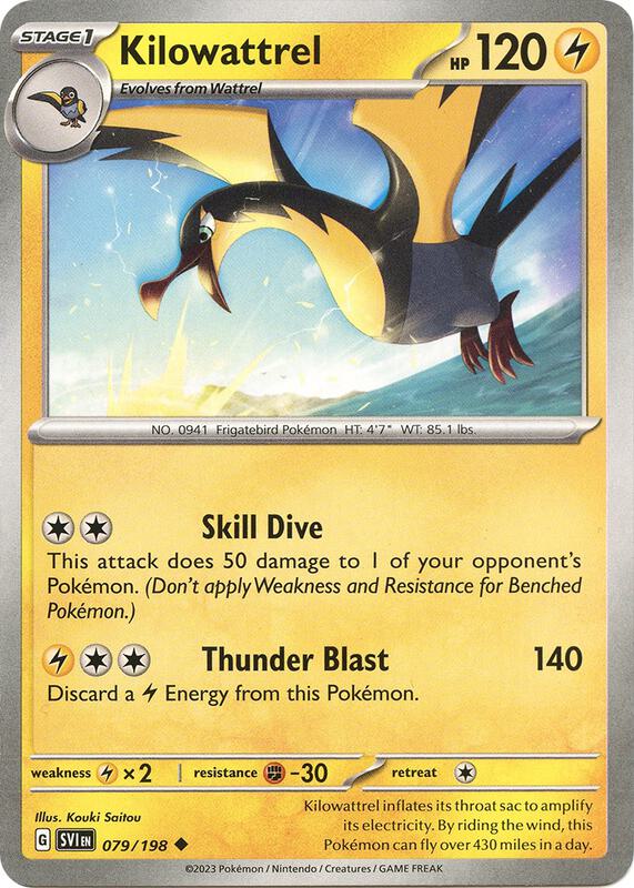 Kilowattrel 079/198 - Scarlet & Violet