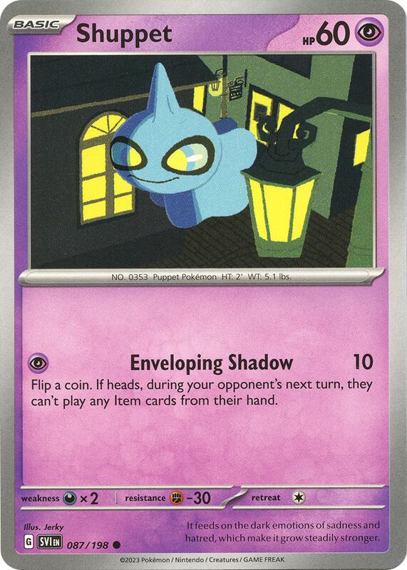 Shuppet 087/198 - Scarlet & Violet
