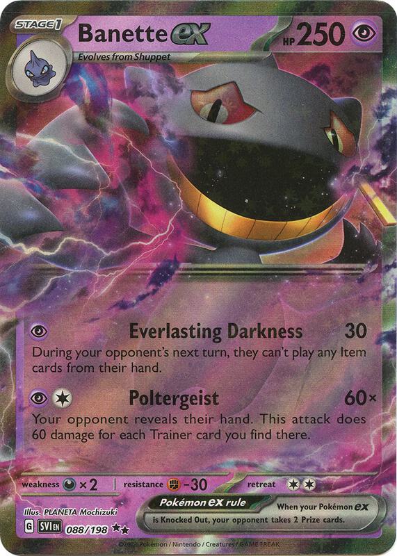 Banette ex 088/198 - Scarlet & Violet