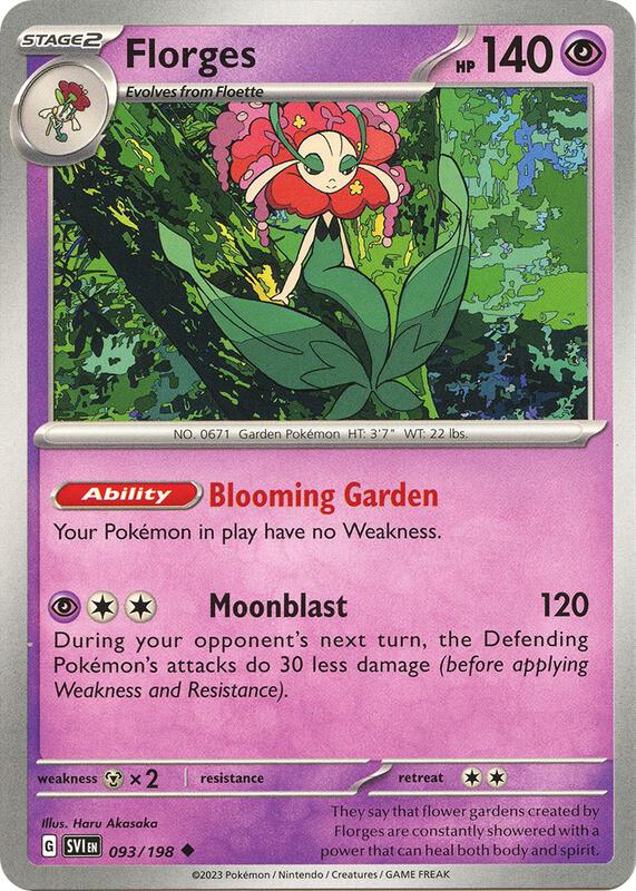 Florges 093/198 - Scarlet & Violet