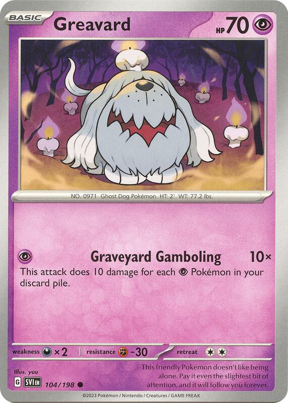 Greavard 104/198 - Scarlet & Violet