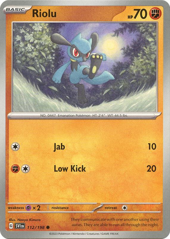 Riolu 112/198 - Scarlet & Violet