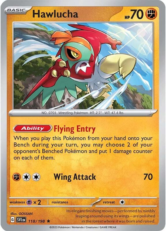 Hawlucha 118/198 - Scarlet & Violet