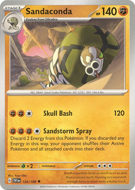 Sandaconda 120/198 - Scarlet & Violet