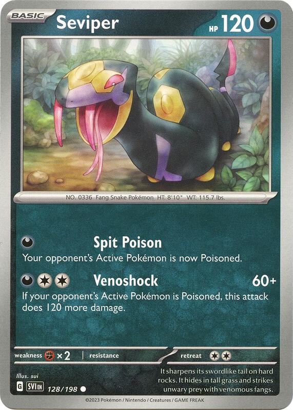 Seviper 128/198 - Scarlet & Violet