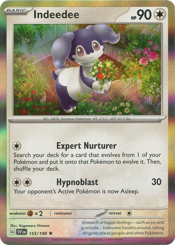 Indeedee 153/198 - Scarlet & Violet