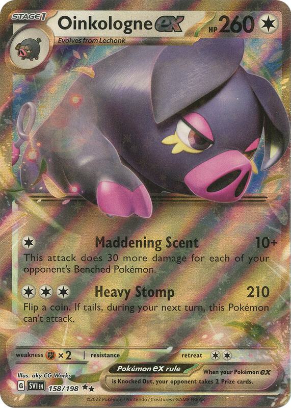 Oinkologne ex 158/198 - Scarlet & Violet