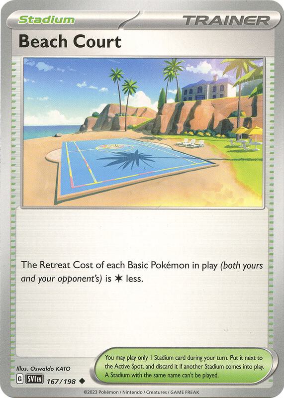 Beach Court 167/198 - Scarlet & Violet