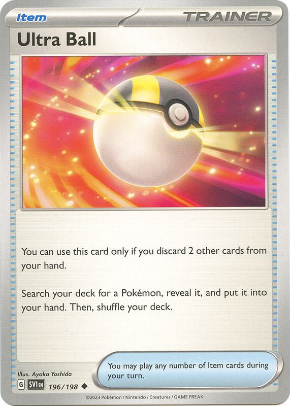 Ultra Ball 196/198 - Scarlet & Violet