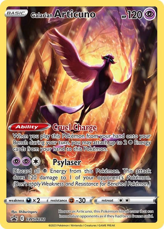 Karta Pokemon Galarian Articuno - SWSH282 - SWSH: Sword & Shield Promo Cards SWSH282