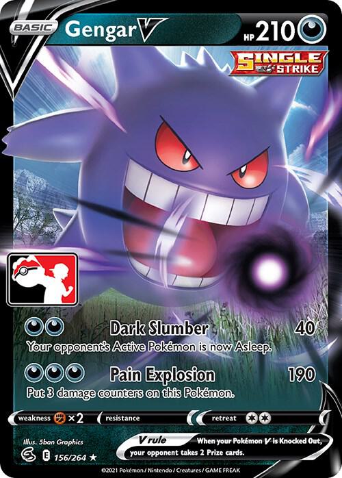 Gengar V 156/264 - Fusion Strike