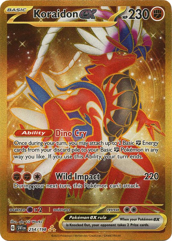 Koraidon ex 254/198 - Scarlet & Violet