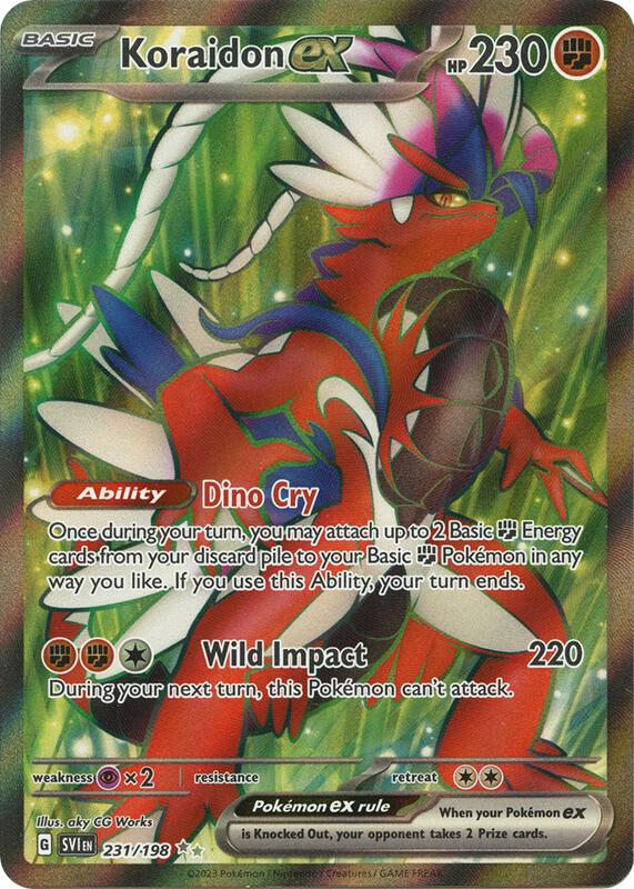 Koraidon ex 231/198 - Scarlet & Violet