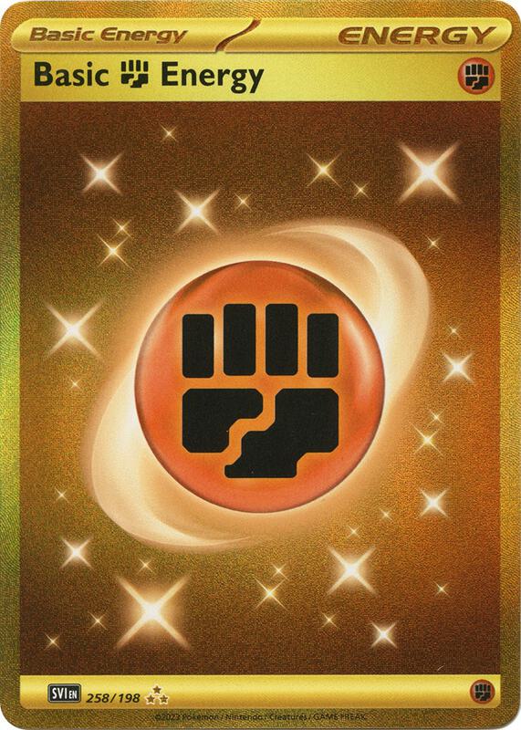 Basic Fighting Energy 258/198 - SV01: Scarlet & Violet Base Set ( SVI 258 )
