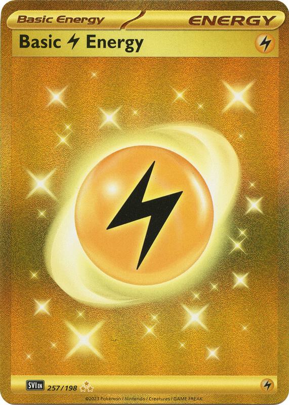 Basic Lightning Energy 257/198 - Scarlet & Violet