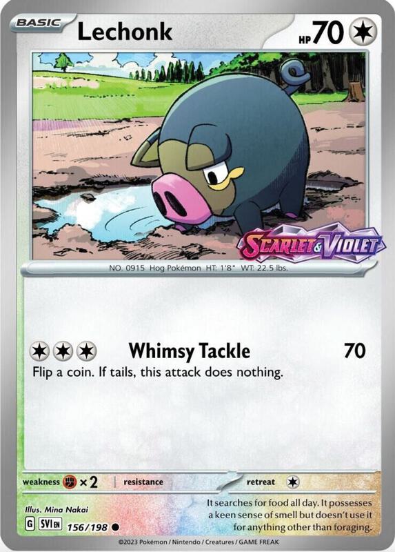 Karta Pokemon Lechonk 156/198 (Best Buy Promo) - Miscellaneous Cards & Products