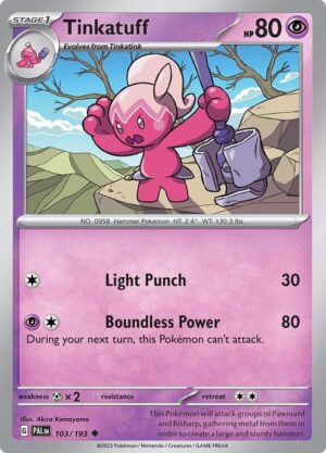 Tinkatuff 103/193 - Paldea Evolved
