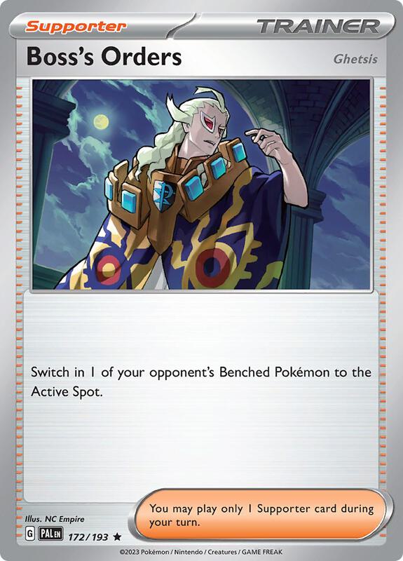 Boss's Orders (Ghetsis) 172/193 - Paldea Evolved
