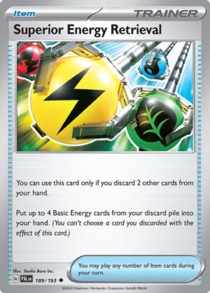 Superior Energy Retrieval 189/193 - Paldea Evolved