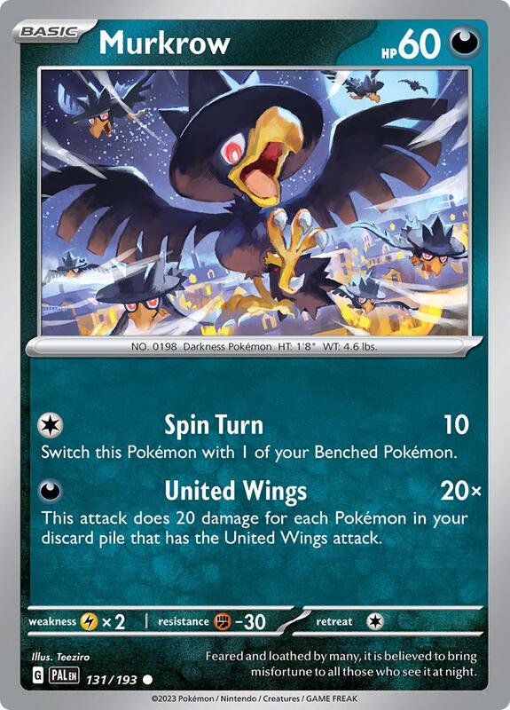 Murkrow 131/193 - Paldea Evolved