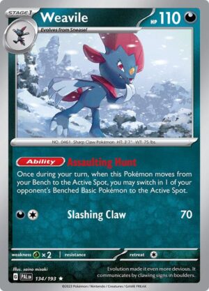 Weavile 134/193 - Paldea Evolved