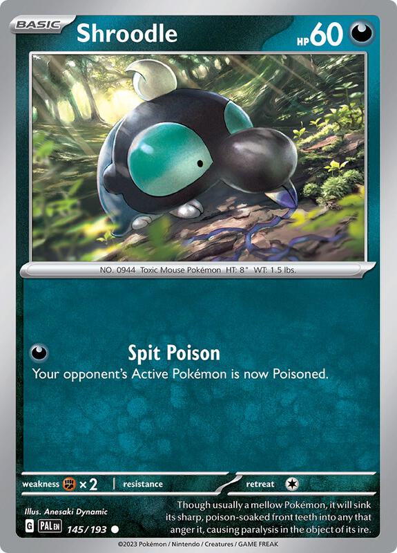 Shroodle 145/193 - Paldea Evolved