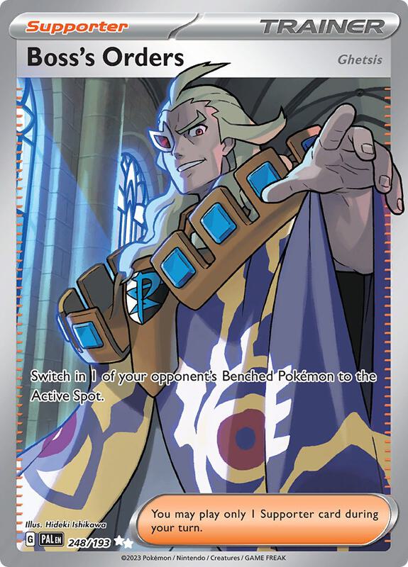 Boss's Orders (Ghetsis) 248/193 - Paldea Evolved