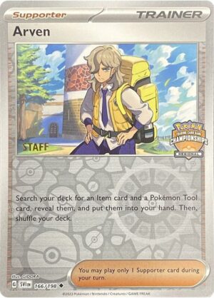 Karta Pokemon Arven 166/198 (Regional Championships) [Staff] - League & Championship Cards