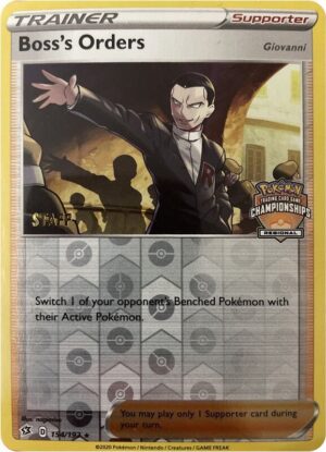 Karta Pokemon Boss's Orders 154/192 (Regional Championships) [Staff] - League & Championship Cards
