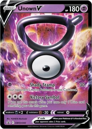 Karta Pokemon Unown V - SWSH300 - SWSH: Sword & Shield Promo Cards SWSH300