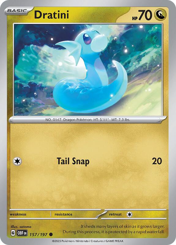 Dratini 157/197 - Obsidian Flames