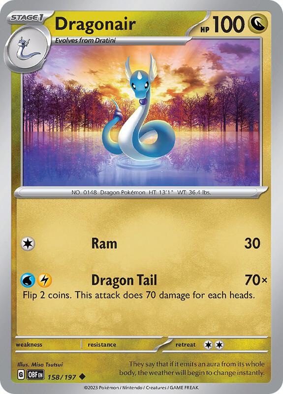Dragonair 158/197 - Obsidian Flames
